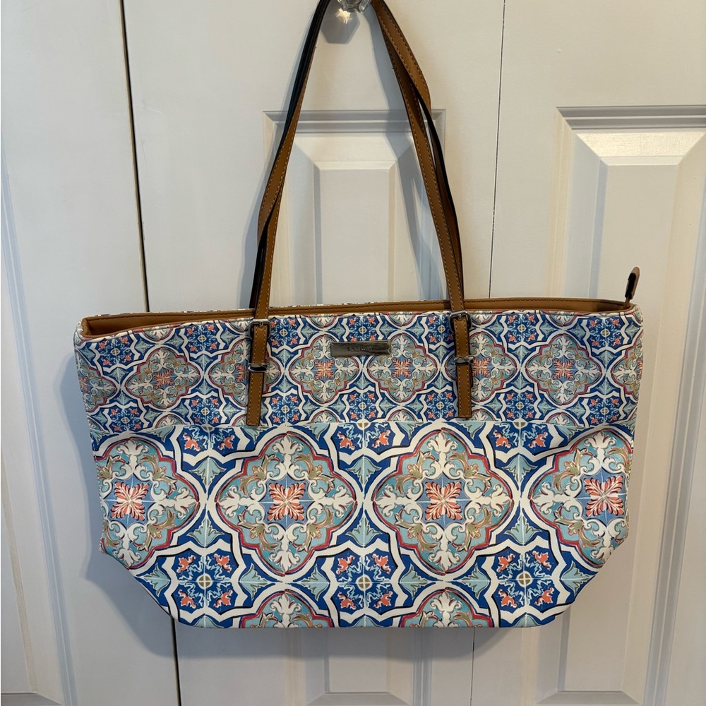 Nine West Stylish Multicolor Tote Bag